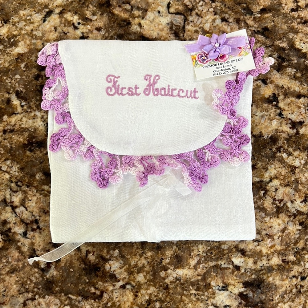 NEW Hand Made Baby Girl ‘s First Hair Cut Keeper
